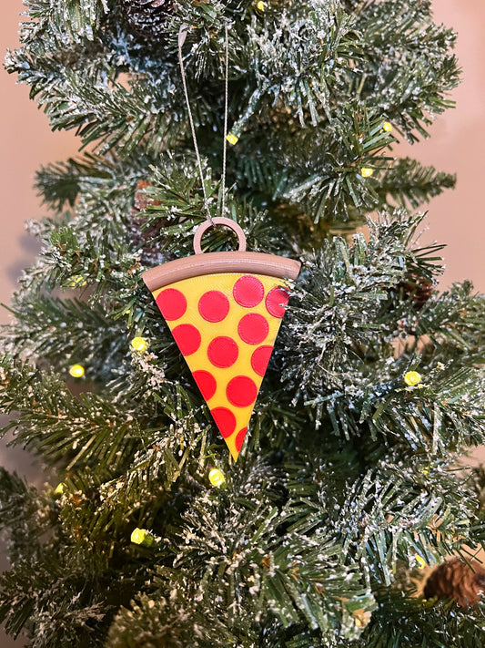 Pepperoni Pizza Christmas Ornament | Cheesy | I Love Pizza Gifts | Pizza Hut | Papa Johns | Pizza Delivery | Pizza Night / Gift